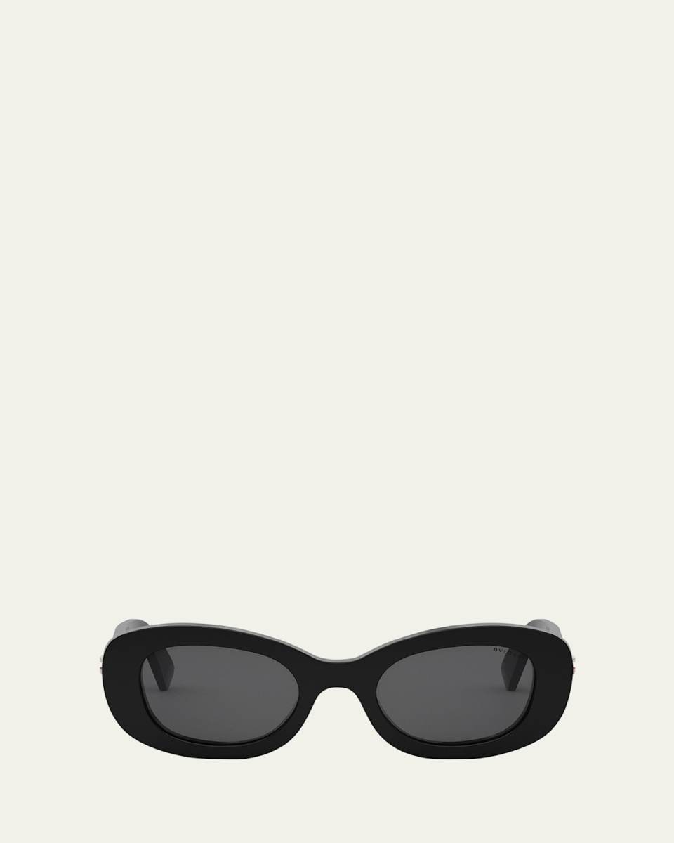 B. ZERO1 Oval Acetate and Nylon Sunglasses